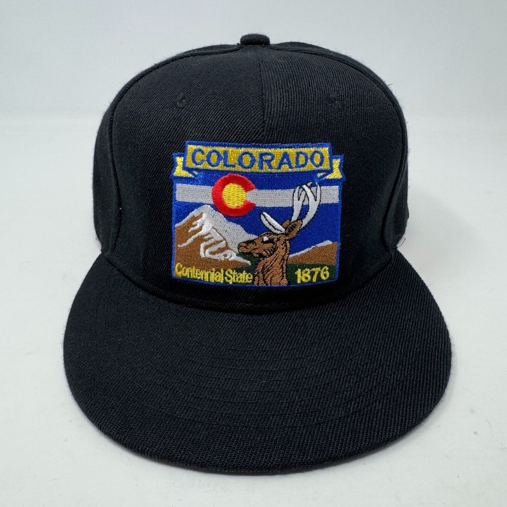 Colorado Hat Cap Snapback Embroidered High Crown One Size‎ Adjustable